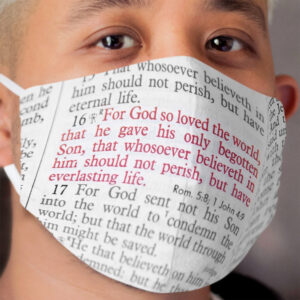 John 3:16 Cloth Face Mask