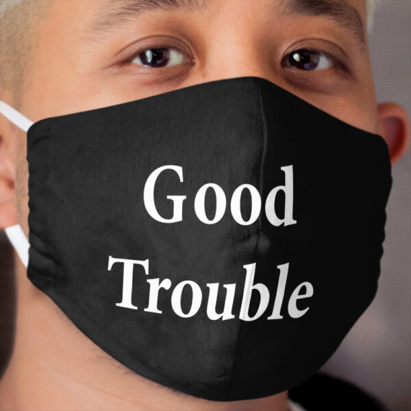 John Lewis Good Trouble Cloth Face Mask