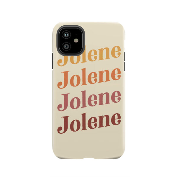 Jolene Retro Earth Toned Boho Design Tough Phone Case
