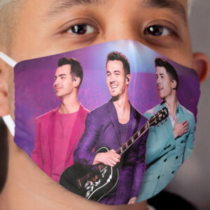 jonas happiness continues brother tour 2020 siangselasa Cloth Face Mask