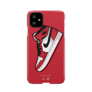 Jordan 1 Chicago Red Bg Phone Case