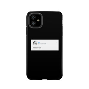 Juice Wrld Tweet, Music Heals Tough Phone Case