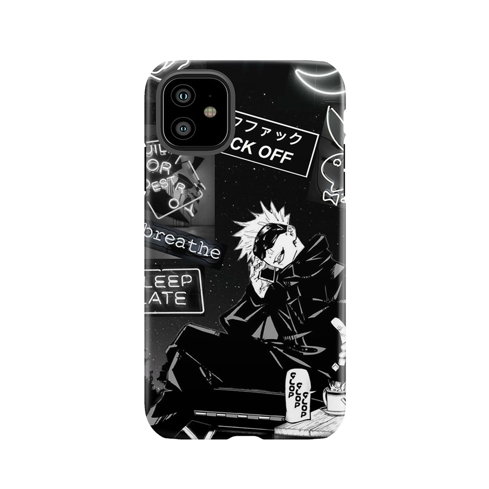 Jujutsu Kaisen | Gojo Satoru | Black And White Aesthetic Tough Phone Case