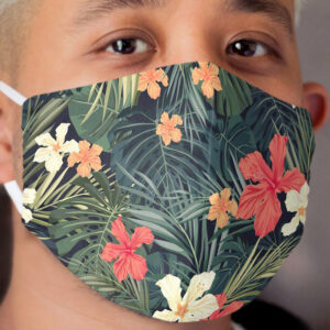 Jungle flowers Cloth Face Mask