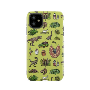 Jurassic Pattern Lighter Tough Phone Case