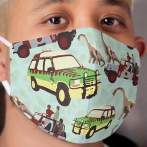 Jurassic Ride Cloth Face Mask