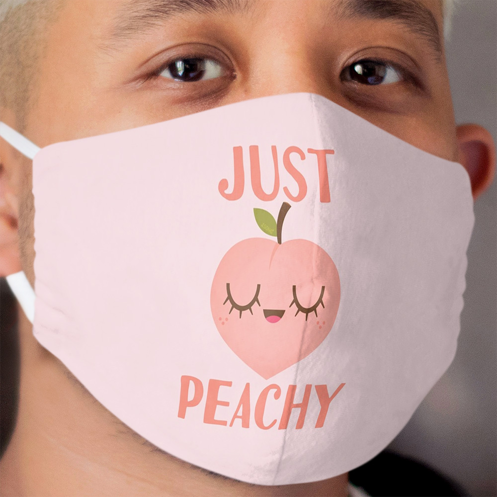 Just Peachy Cloth Face Mask