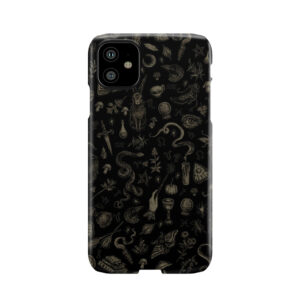 Just Witch Things (Black And Beige) Phone Case
