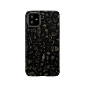 Just Witch Things (Black And Beige) Tough Phone Case