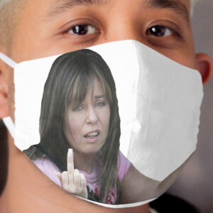 Kath and Kim: Kim Pulling the Finger Cloth Face Mask