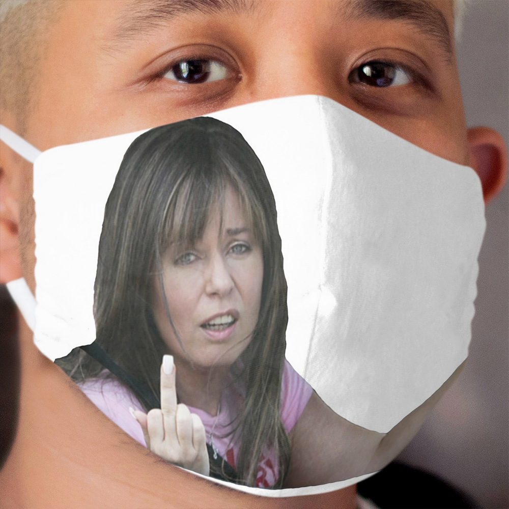 Kath and Kim: Kim Pulling the Finger Cloth Face Mask