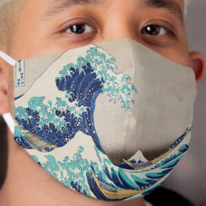 Katsushika Hokusai The Great Wave of Kanagawa Cloth Face Mask