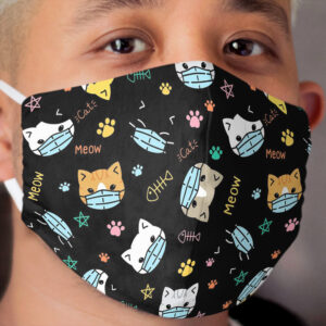 Kawaii Cat Quarantine Cloth Face Mask 2