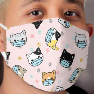 Kawaii Cat Quarantine Cloth Face Mask