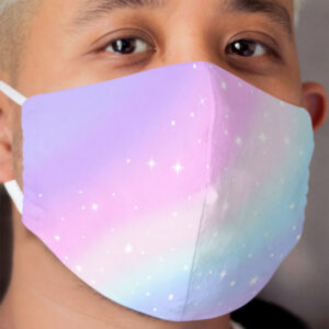 Kawaii Rainbow Magic Cloth Face Mask