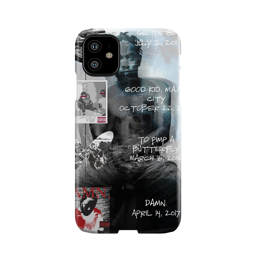 Kendrick Lamar Studio Album Discography Phone Case