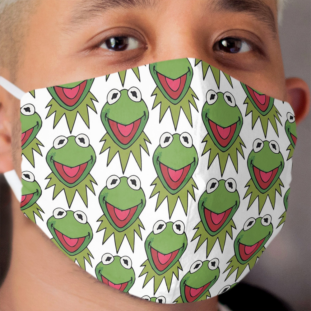 Kermit 80s Retro Vintage Cloth Face Mask