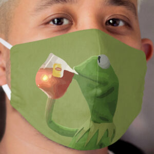 Kermit but thats none of my business meme Cloth Face Mask