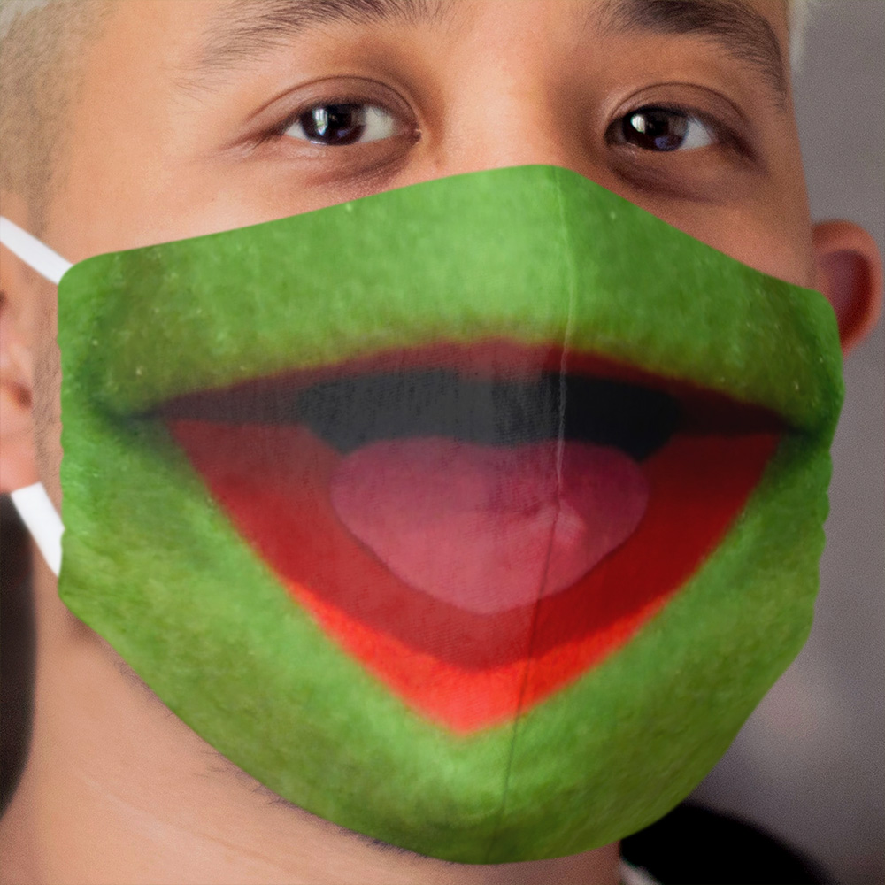 Kermit The Frog Cloth Face Mask 3