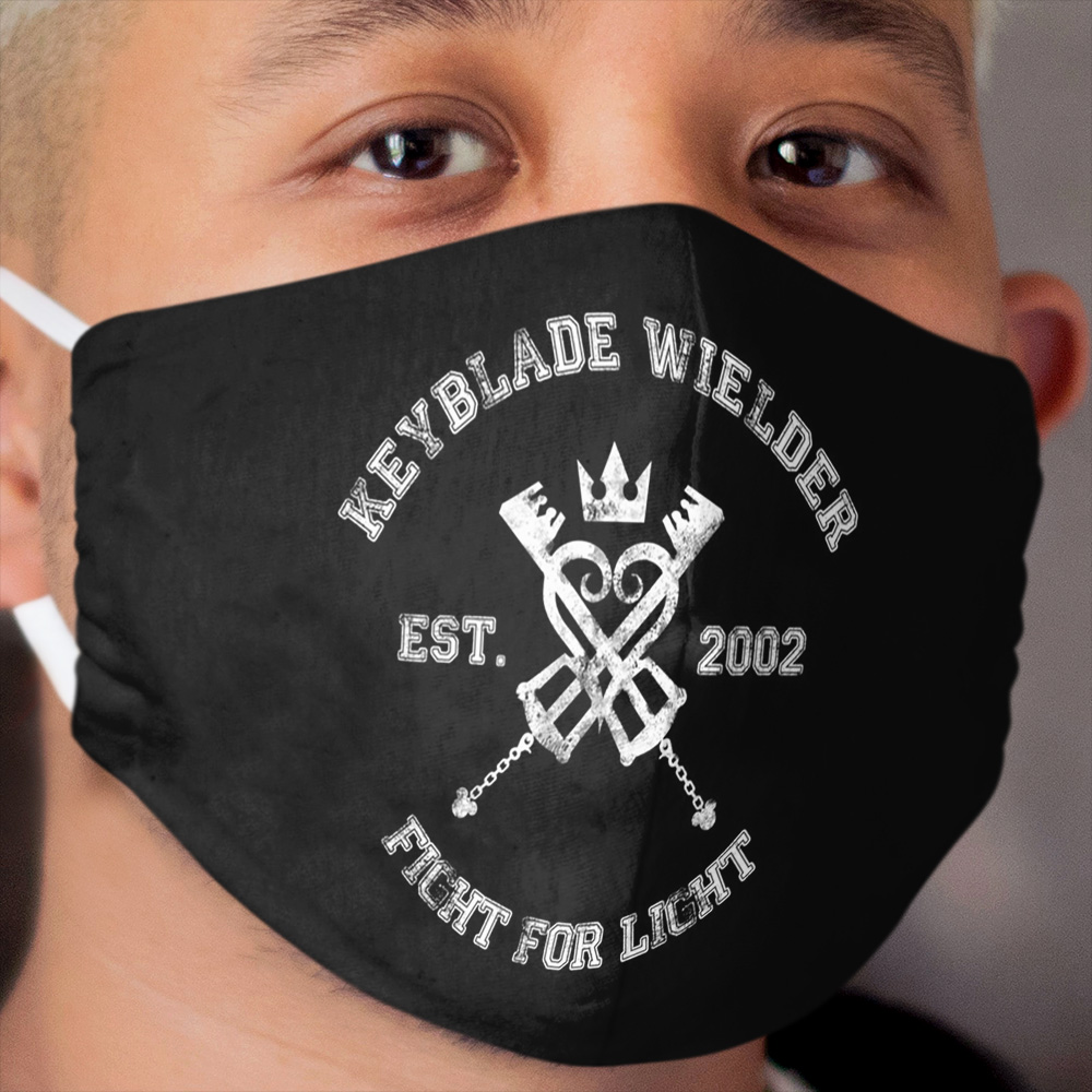 Keyblade Wielder - White Cloth Face Mask