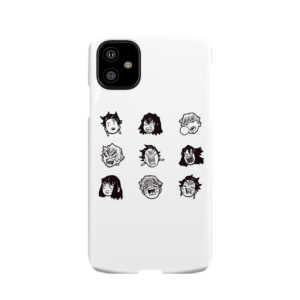 Kimetsu No Yaiba/Demon Slayer Anime Manga Icons Phone Case