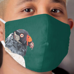 King Vulture Portrait Cloth Face Mask