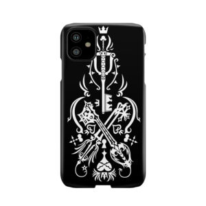 Kingdom Hearts - Black Phone Case