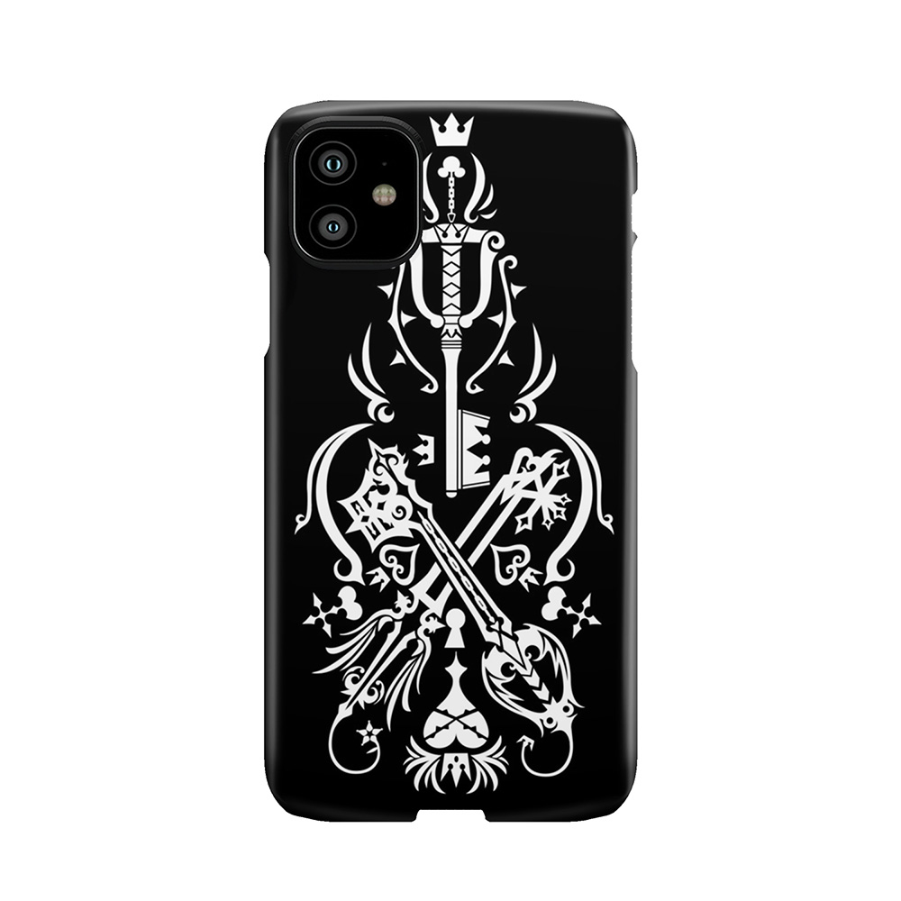 Kingdom Hearts - Black Phone Case