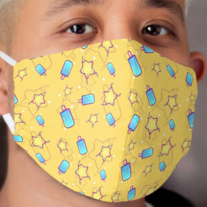 Kingdom Hearts Seasalt and Paopu Pattern Cloth Face Mask