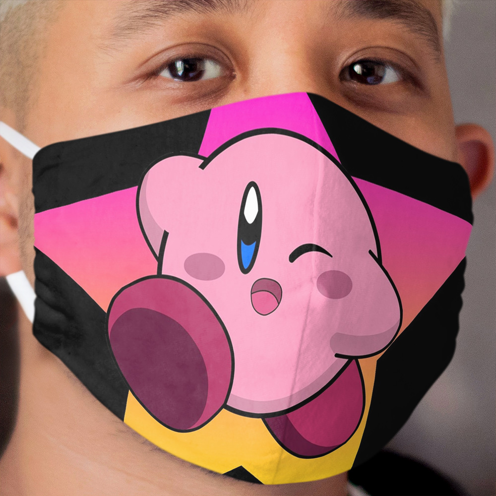 Kirby Star Cloth Face Mask