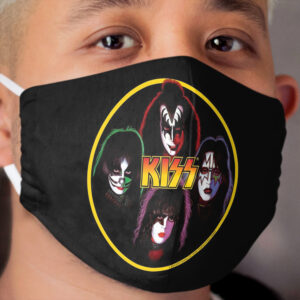 Kiss Band Rock Stars Cloth Face Mask