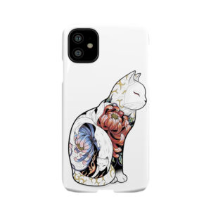 Kitsune Cat Tattoo Phone Case