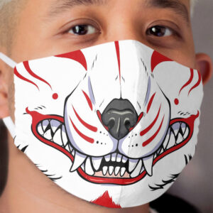Kitsune Grin Cloth Face Mask