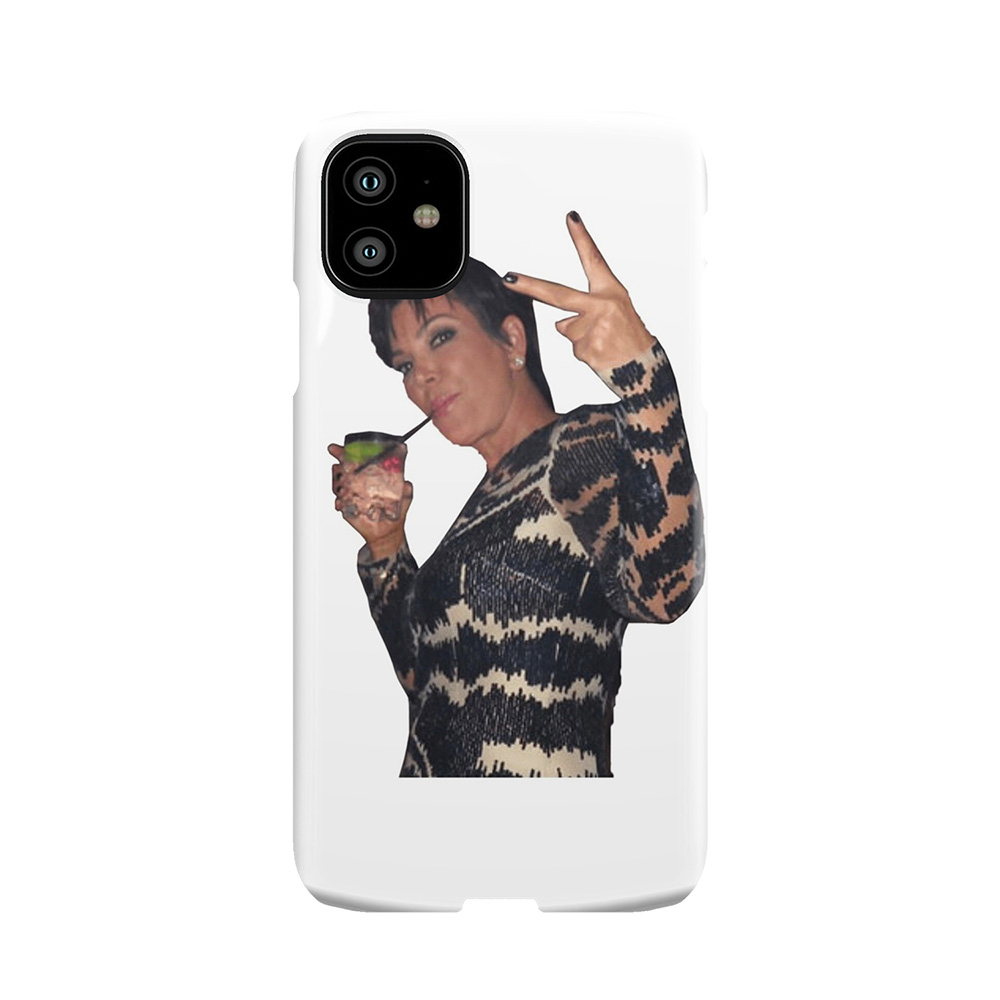Kris Jenner Peace Sign Phone Case