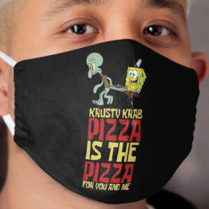 Krusty Krab Pizza Cloth Face Mask
