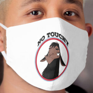 Kuzco NO TOUCHY sad llama emperor's new groove emperor david spade back off no touch funny gift Cloth Face Mask