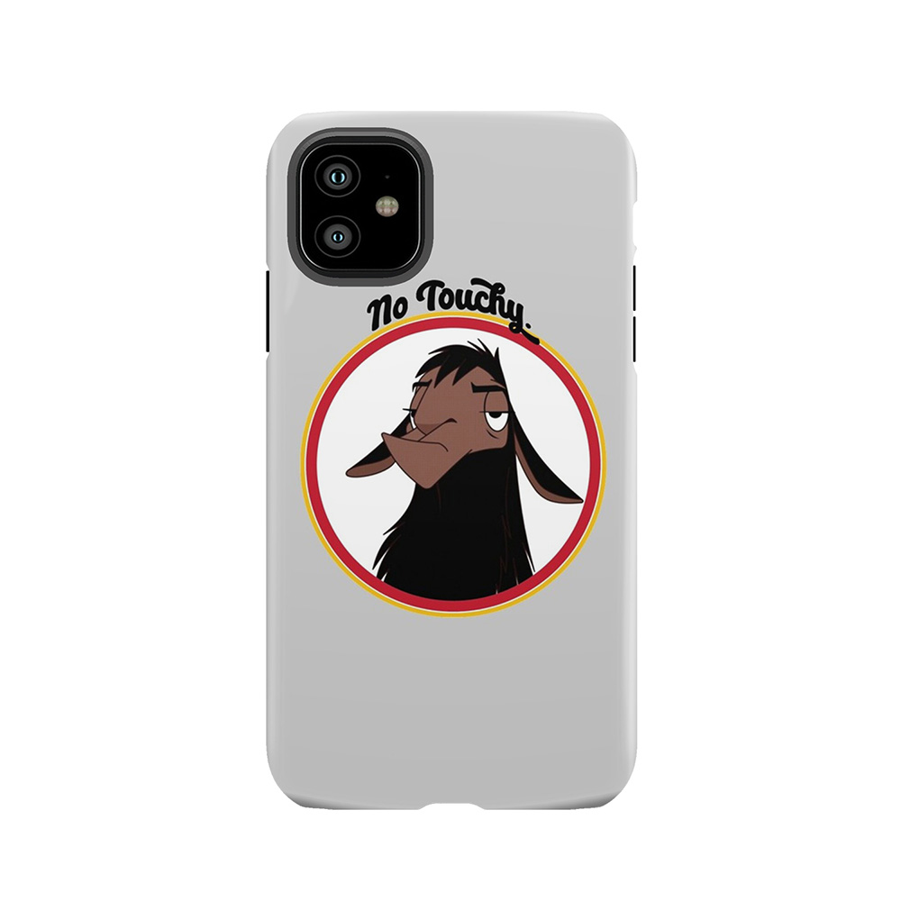 Kuzco No Touchy Sad Llama Emperor's New Groove Emperor David Spade Back Off No Touch Funny Gift Tough Phone Case