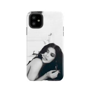Kylie Jenner Monochrome Chilling Tough Phone Case