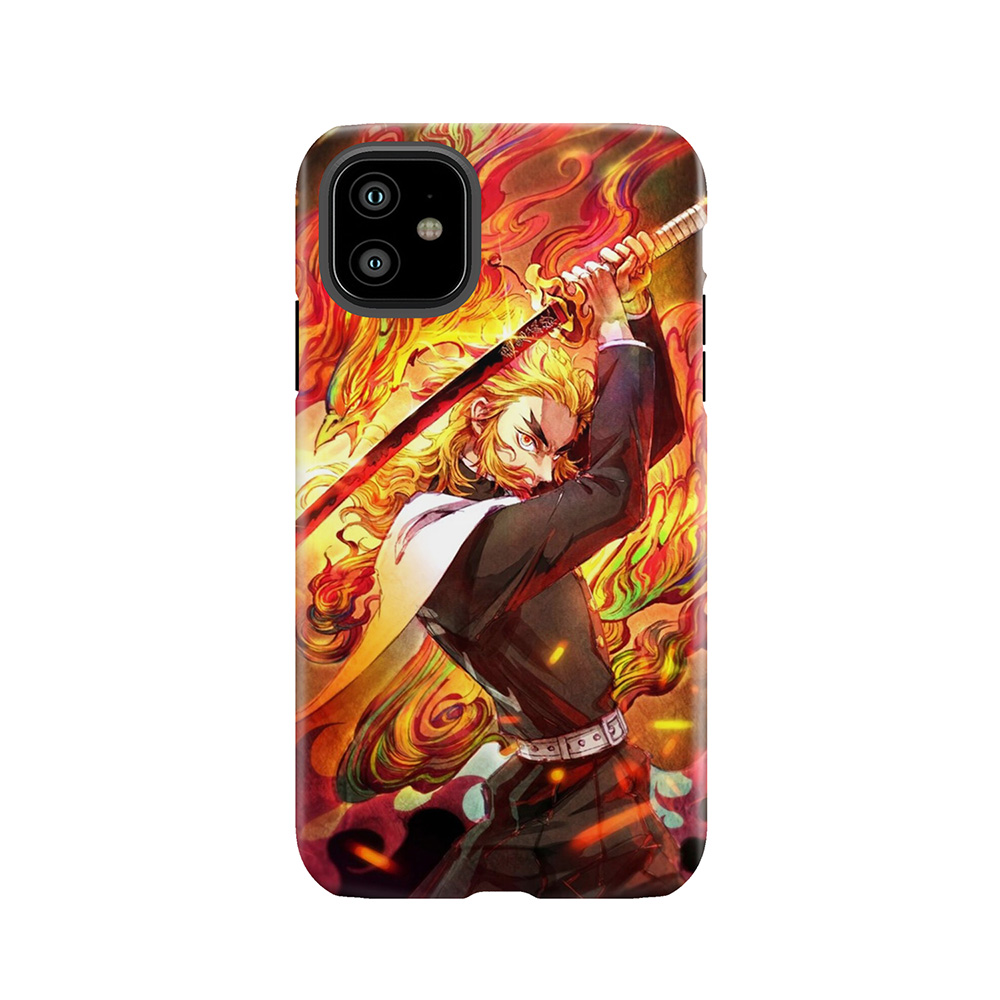 Kyojuro Rengoku - Demon Slayer Kimetsu No Yaiba The Flame Kyojuro Rengoku Pillar Tough Phone Case