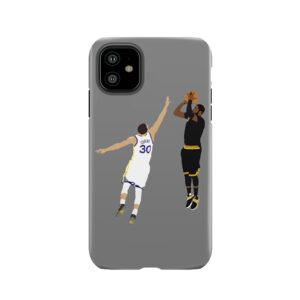 Kyrie Irving Clutch Shot Over Stephen Curry Tough Phone Case