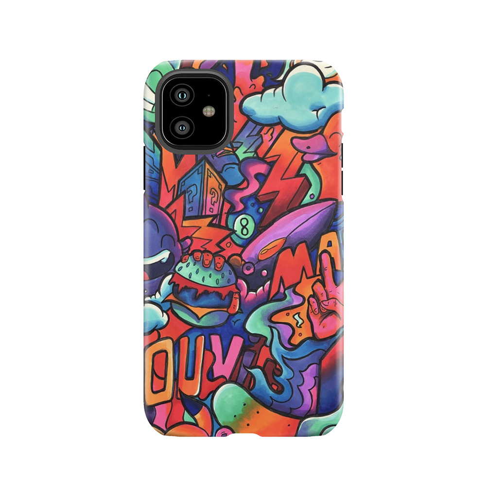 L O U V I C // Copic Marker Doodle Tough Phone Case
