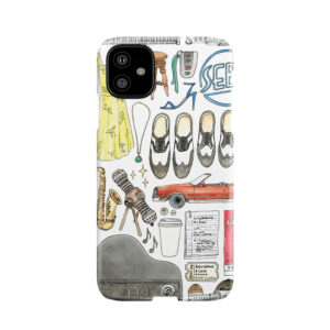 La La Land Illustration Jazz Saxophone Music Musical Phone Case