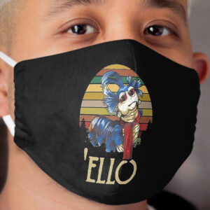 Labyrinth The Worm Ello Cult Labyrinth Vintage Retro Cloth Face Mask