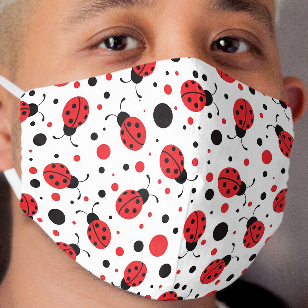 Ladybugs Everywhere Cloth Face Mask