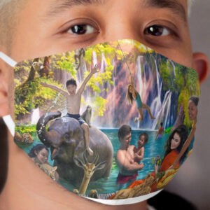 Lagoon Paradise Cloth Face Mask