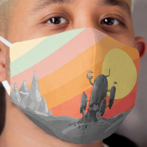 Land Of Ooo (Adventure Time) Cloth Face Mask