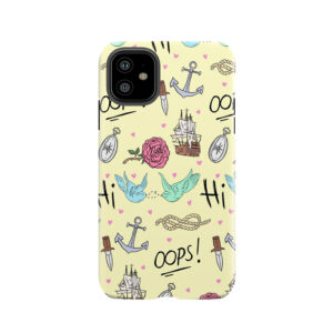 Larry Stylinson Complimentary Tattoo Pattern Tough Phone Case