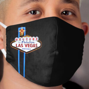 Las Vegas Welcome Sign Neon Cloth Face Mask