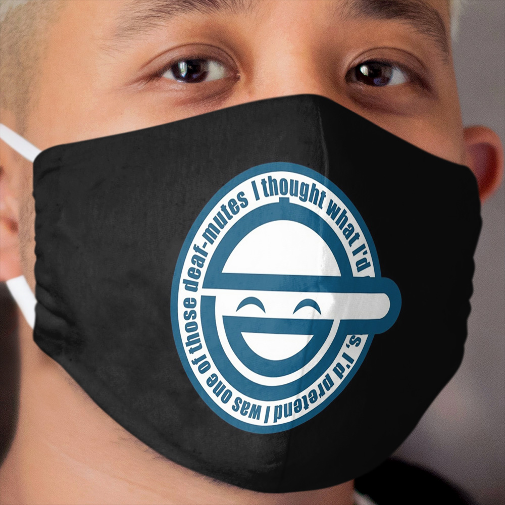 Laughing Man - GHOST IN THE SHELL Cloth Face Mask