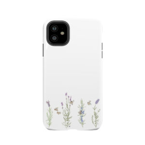 Lavender And Bees Tough Phone Case